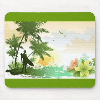 Tapis De Souris Thème Surfer