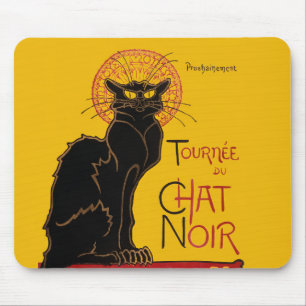Tapis De Souris Theophile Steinlen - Le Chat Noir Vintage