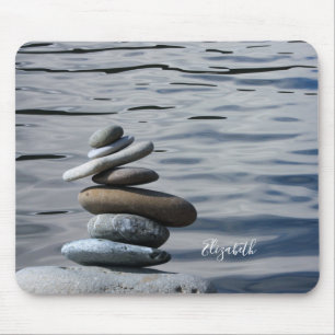 Tapis De Souris Thérapeute Pierres Zen, Mer