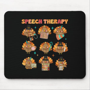 Tapis De Souris Thérapie de la parole Turquie Slp orthophoniste ch