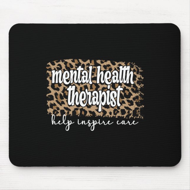 Tapis De Souris Thérapie de santé mentale (Devant)