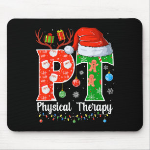 Tapis De Souris Thérapie physique de Noël Pt Noël Xmas