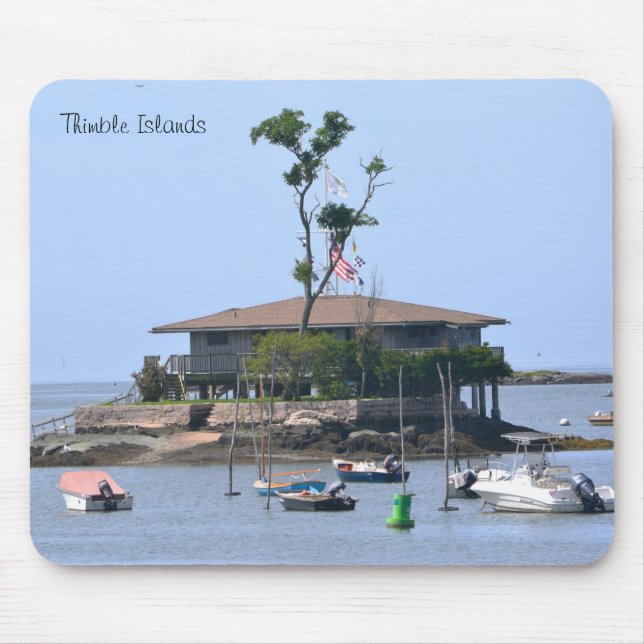 Tapis De Souris Thimble Island Mousepad (Devant)
