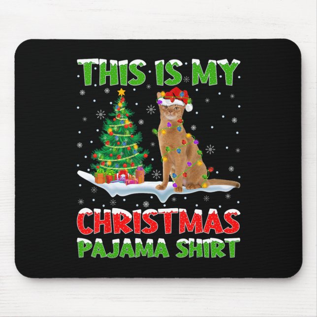 Tapis De Souris This Is My Christmas Pajama Shirt Christmas  (Devant)