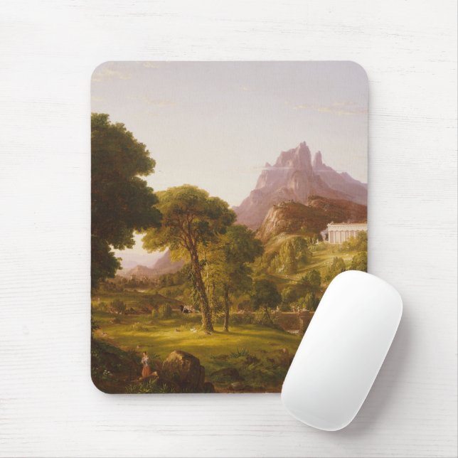 Tapis De Souris Thomas Cole Dream d'Arcadia (Avec souris)