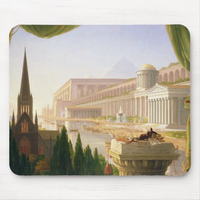 Tapis De Souris Thomas Cole - le rêve de l'architecte (Devant)