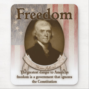Tapis De Souris Thomas Jefferson - liberté