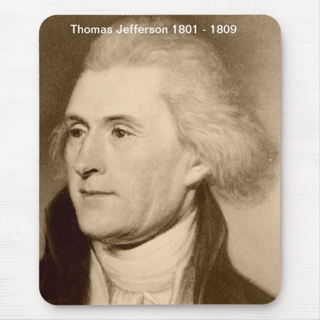 Tapis De Souris Thomas Jefferson Mousepad (Devant)