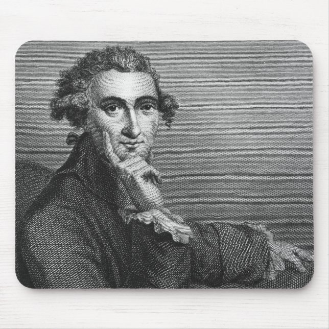Tapis De Souris Thomas Paine, gravé par William Angus, 1791 (Devant)