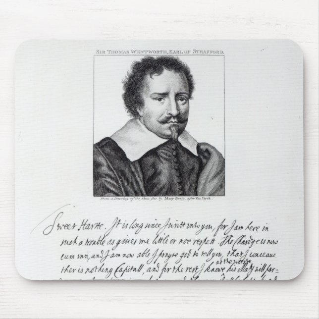 Tapis De Souris Thomas Wentworth, ęr comte de Strafford (Devant)