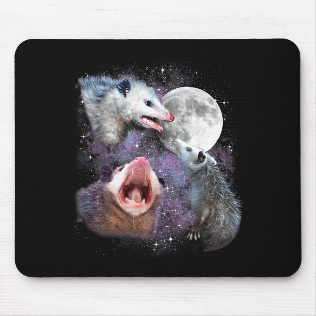 Tapis De Souris Three Ssums Moon 3 Osums Dead Moon Weird Cursed Me (Devant)