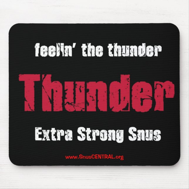Tapis De Souris Thunder Snus Mousepad (Devant)