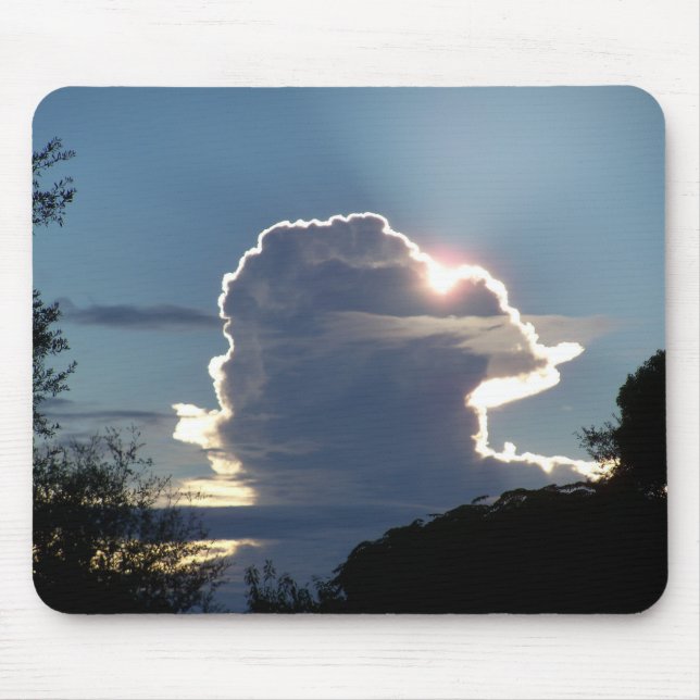 Tapis De Souris thunderhead cloud blocks the sun (Devant)