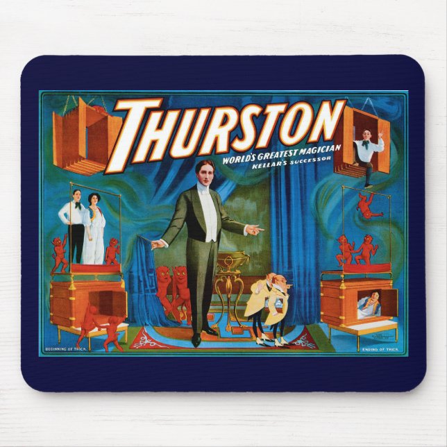 Tapis De Souris Thurston ~ Le plus grand magicien du monde (Devant)