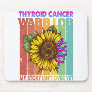 Tapis De Souris Thyroid Cancer Awareness Month Ribbon Gifts