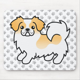 Tapis De Souris Tibétain Spaniel couleur fauve parti-coloré Chien