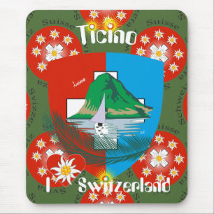 Tapis De Souris Ticino Svizzera / Tessin Suisse Mousepad