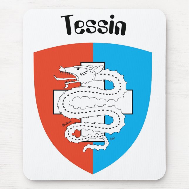 Tapis De Souris Ticino Svizzera / Tessin Suisse Mousepad (Devant)