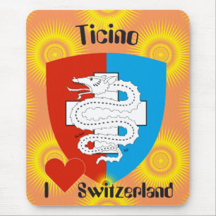 Tapis De Souris Ticino Svizzera / Tessin Suisse Mousepad