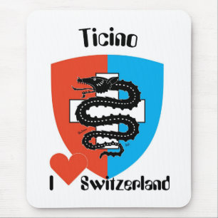 Tapis De Souris Ticino Svizzera / Tessin Suisse Mousepad