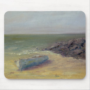 Tapis De Souris Tide's Rolling In - Bateau sur le rivage
