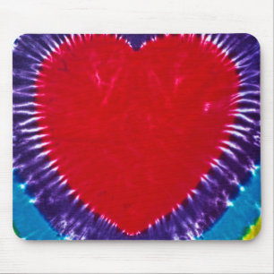 Tapis De Souris Tie Dye Heart
