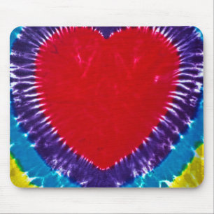Tapis De Souris Tie Dye Heart