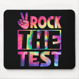 Tapis De Souris Tie Dye Rock Le Test Joyeux Test Jour Enseignant L