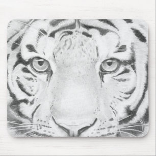 Tapis De Souris Tiger Closeup