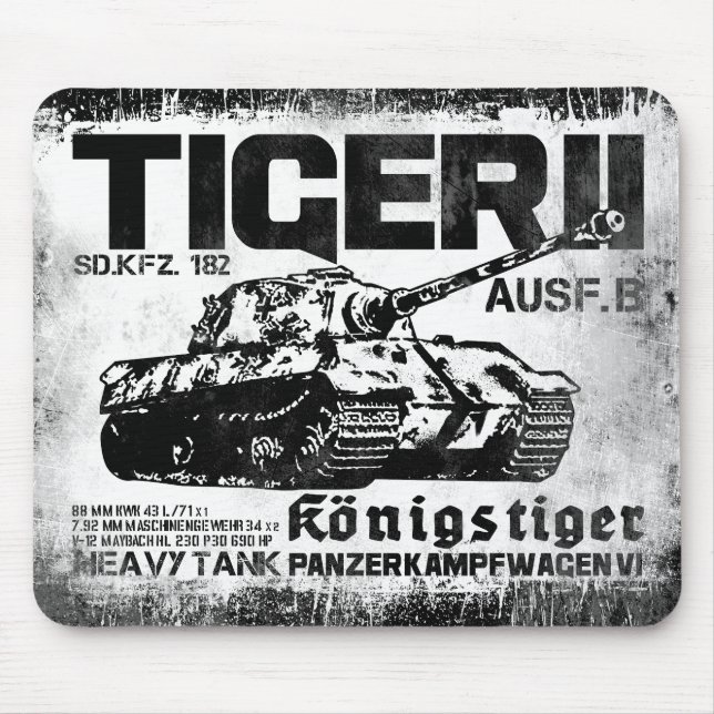 Tapis De Souris Tiger II Mousepad (Devant)