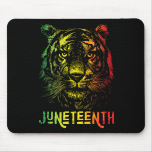 Tapis De Souris Tiger Junetten Cool Histoire noire Afrique Amériqu