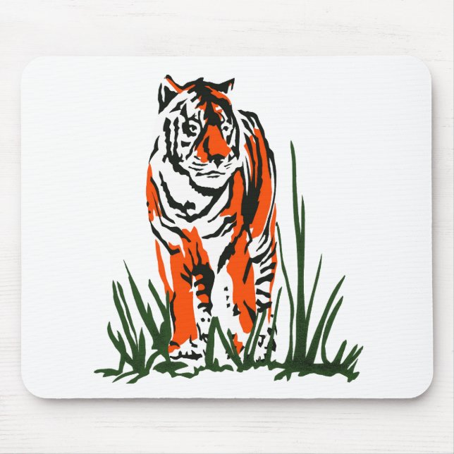 Tapis De Souris Tiger Silkscreen (Devant)
