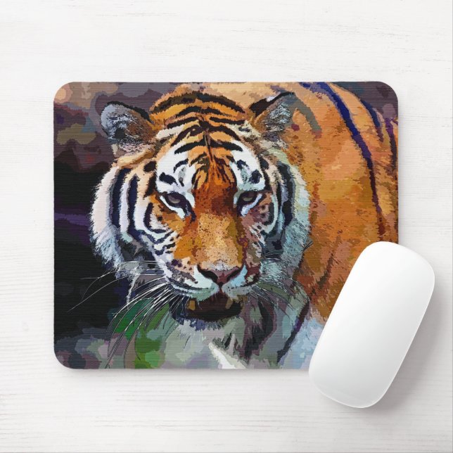 Tapis De Souris Tigre  (Avec souris)