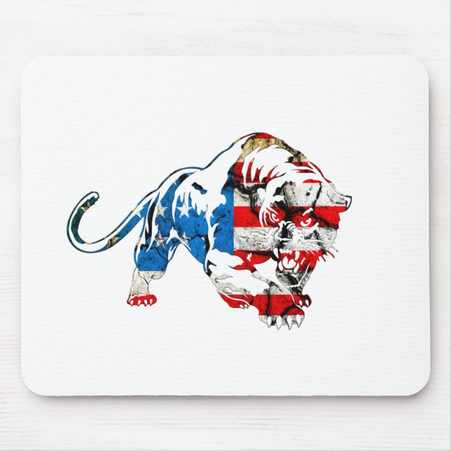 Tapis De Souris Tigre américain (Devant)