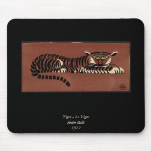 Tapis De Souris Tigre - Antiquaire, Illustration de livre coloré