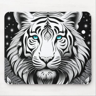 Tapis De Souris Tigre blanc