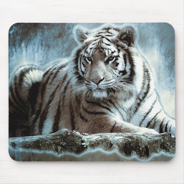 Tapis De Souris Tigre blanc (Devant)