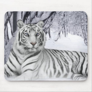 Tapis De Souris Tigre blanc