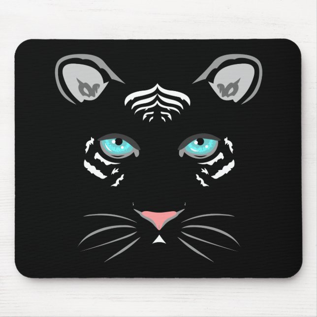 Tapis De Souris Tigre blanc (Devant)
