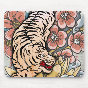 Tapis De Souris Tigre blanc