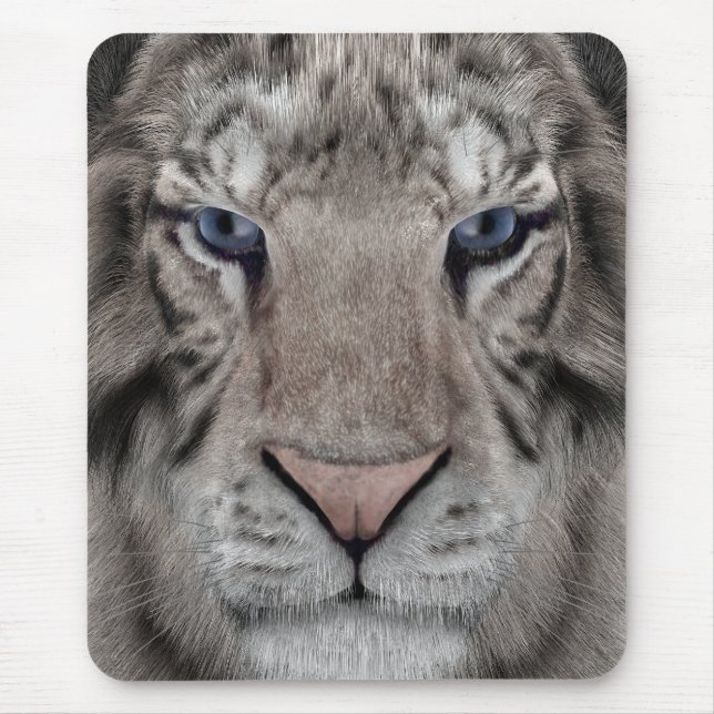 Tapis De Souris Tigre blanc (Devant)
