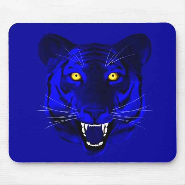 Tapis De Souris Tigre bleu (Devant)