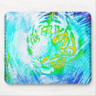 Tapis De Souris Tigre coloré