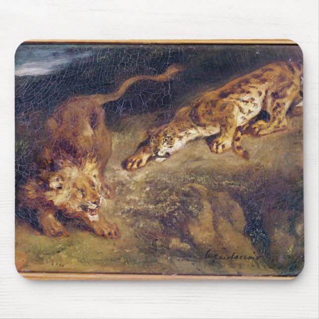 Tapis De Souris Tigre et lion (Devant)