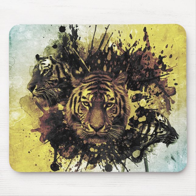 Tapis De Souris Tigres (Devant)