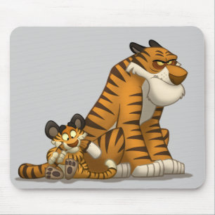 Tapis De Souris Tigres sur un Mousepad