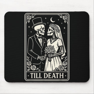 Tapis De Souris Till Death Skeleton Love Couples Gothic Wedding Br