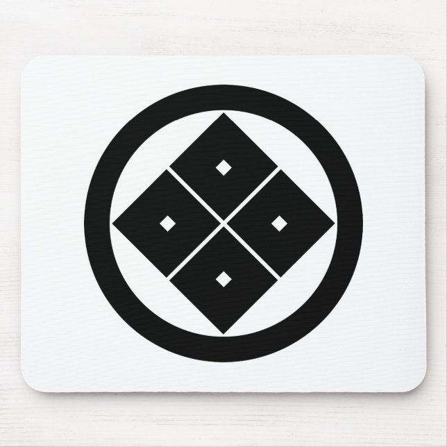 Tapis De Souris Tilted four-square-eyes in circle (Devant)