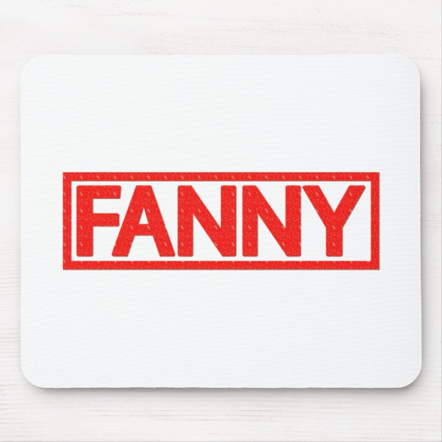 Tapis De Souris Timbre de Fanny (Devant)