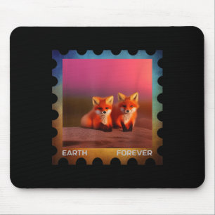 Tapis De Souris Timbre de protection environnementale Terre pour t